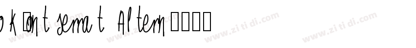 okMontserrat Altern字体转换